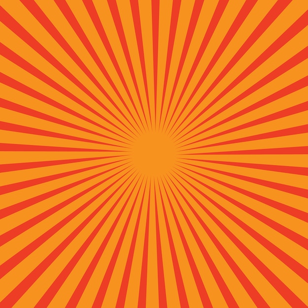 Fondo de vector con rayos de sol