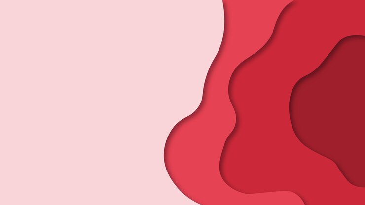 Vector fondo de vector rojo abstracto en estilo de corte de papel