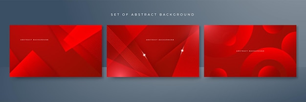 Fondo de vector rojo abstracto