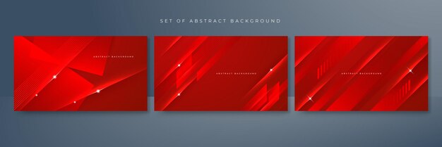 Fondo de vector rojo abstracto