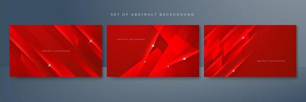 Fondo de vector rojo abstracto