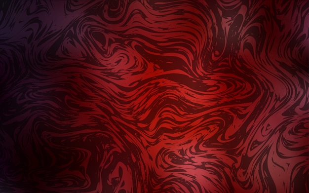 Fondo de vector rojo oscuro con formas de lava