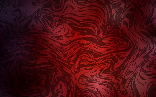 Vector fondo de vector rojo oscuro con formas de lava