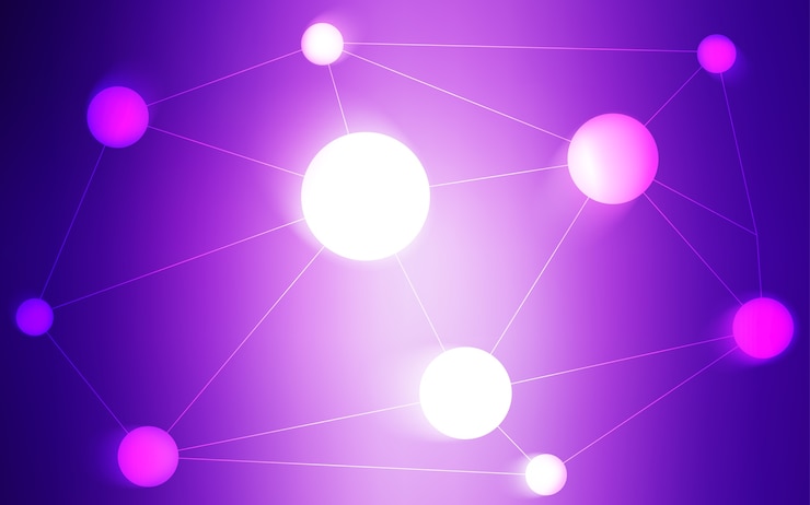 Vector fondo de vector rosa con burbujas