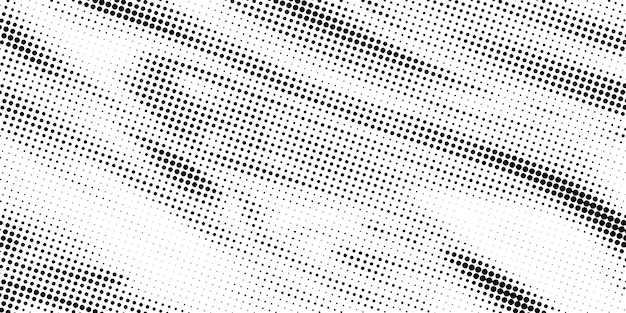 Fondo de vector de semitono abstracto forma de puntos blancos y negros