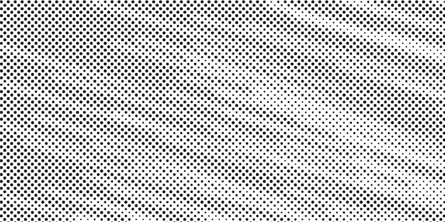 Fondo de vector de semitono abstracto forma de puntos blancos y negros