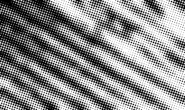 Fondo de vector de semitono abstracto forma de puntos blancos y negros