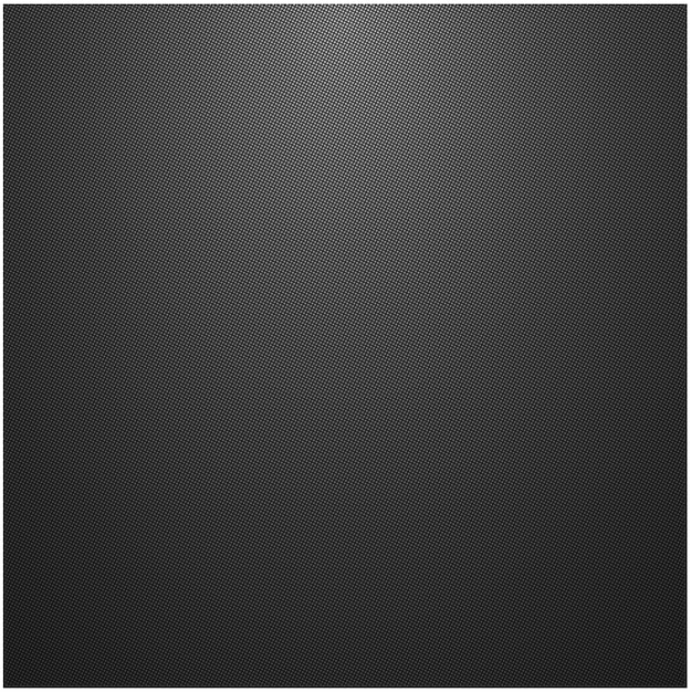 Fondo de vector de superficie punteada oscura de textura de carbono