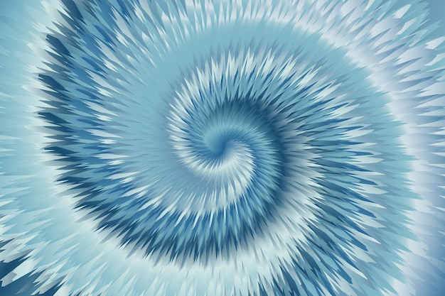 Fondo de vector Tai Dai radial abstracto multicolor en colores jeans