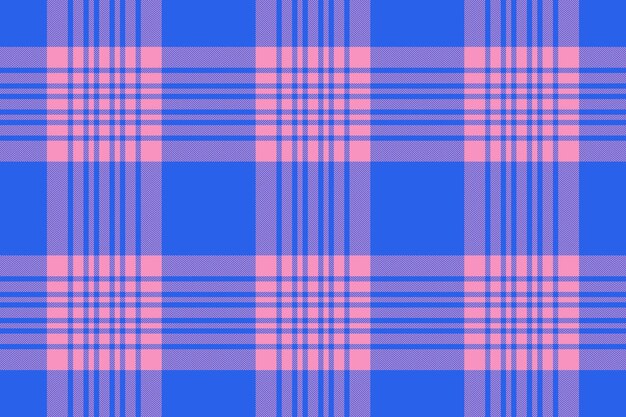 Fondo de vector de tela Patrón a cuadros sin costura Textil textura cheque tartán