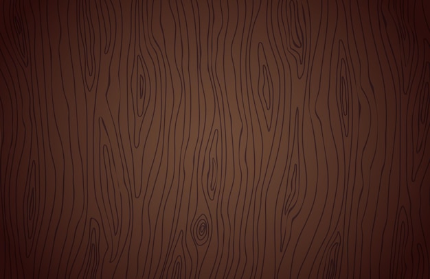 Vector fondo de vector de textura dibujada a mano de madera de wengué oscuro