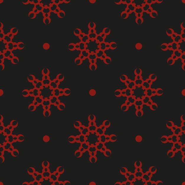 Fondo de vector transparente abstracto negro y rojo chino Fondo de pantalla en una plantilla de estilo vintage Adorno gráfico para embalaje de envoltura de tela de papel tapiz