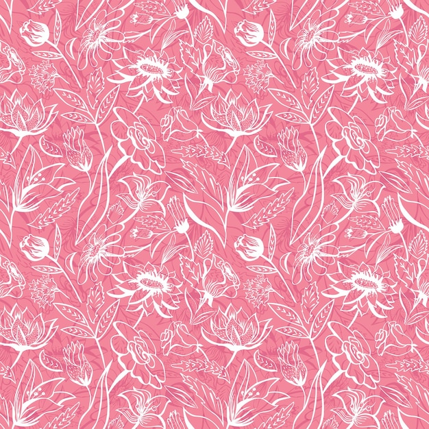 Fondo de vector transparente con elegantes flores blancas