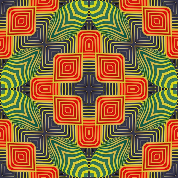 Fondo de vector transparente con motivos tribales Imprimir Fondo repetitivo Fondo de pantalla de diseño de tela