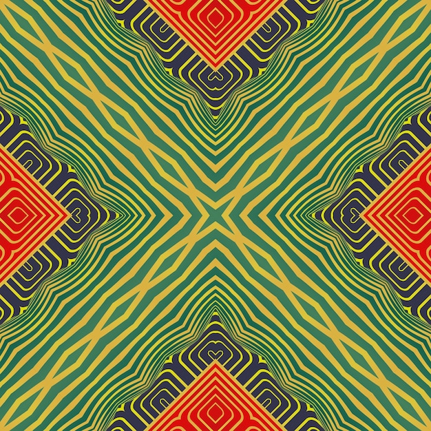 Fondo de vector transparente con motivos tribales Imprimir Fondo repetitivo Fondo de pantalla de diseño de tela