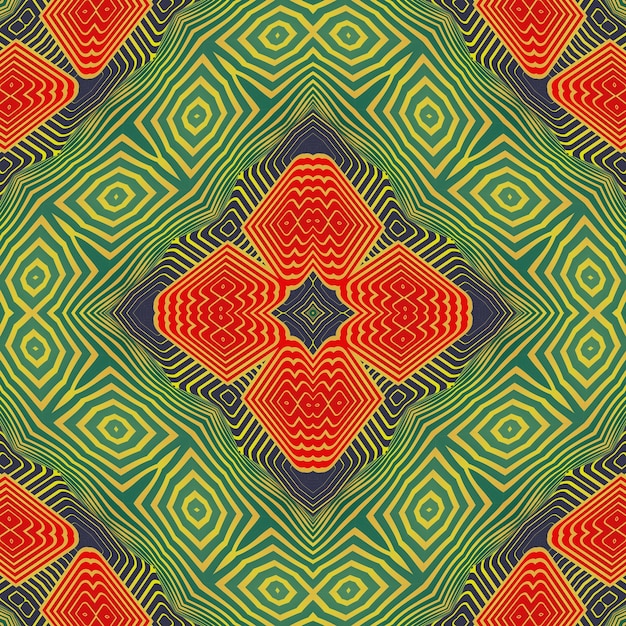 Fondo de vector transparente con motivos tribales Imprimir Fondo repetitivo Fondo de pantalla de diseño de tela