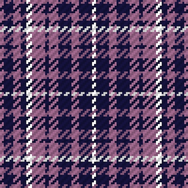 Fondo de vector transparente de patrón de tela escocesa de tartán. Revise la tela escocesa en busca de camisa de franela, manta, manta u otro diseño textil moderno.