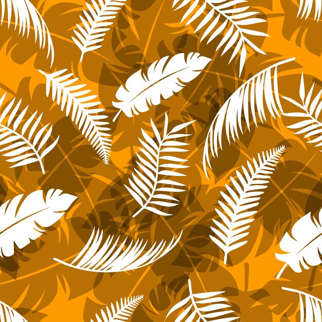 Fondo de vector transparente de plantilla de palmera tropical