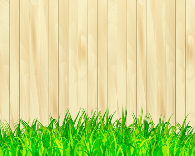 Fondo de vector de valla de jardín