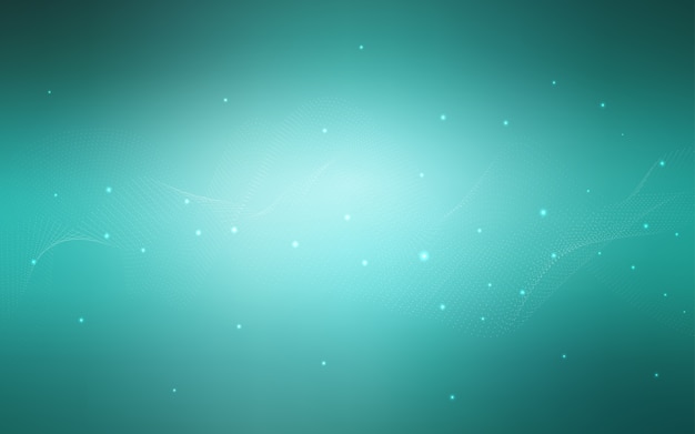 Fondo de vector verde claro con puntos