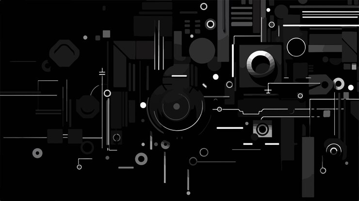 Vector fondo de vectores geométricos abstractos y vibrantes aislados