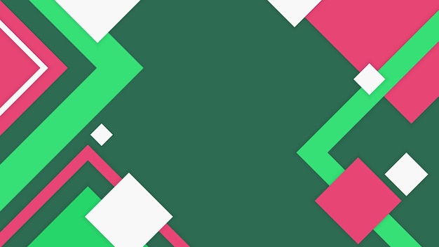 Fondo de vectores geométricos planos coloridos para la diapositiva de fondo