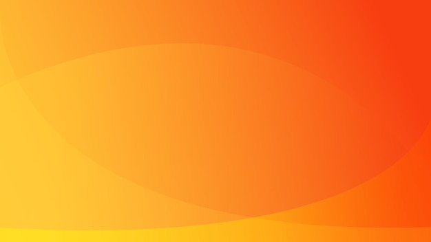 Fondo vectorial abstracto naranja mínimo Con curvas dinámicas