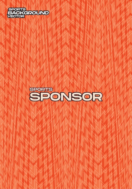 Vector fondo vectorial abstracto naranja para textura de patrón de sublimación de jersey deportivo