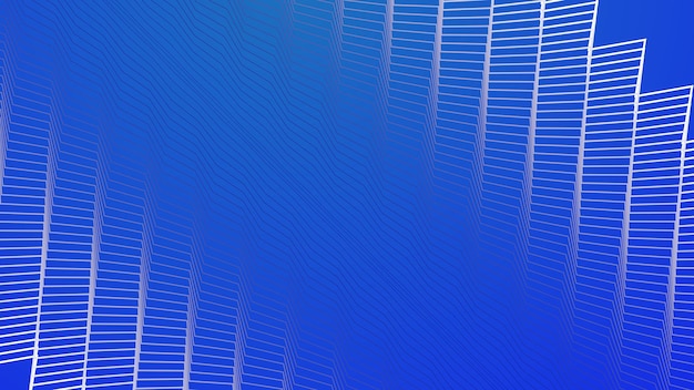 Fondo vectorial abstracto con patrón zigzag blanco y azul