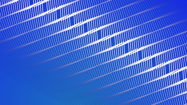 Fondo vectorial abstracto con patrón zigzag blanco y azul