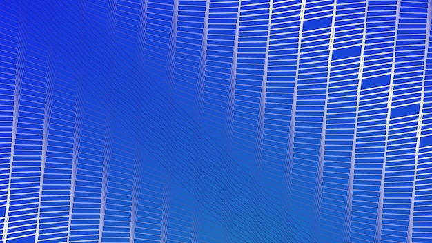 Fondo vectorial abstracto con patrón zigzag blanco y azul