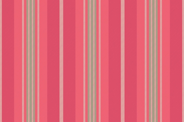 Fondo vectorial de aislamiento líneas de forma sin costuras patrón de textura tela de tiras textiles mixtas verticales en colores de almendra roja y blanqueada