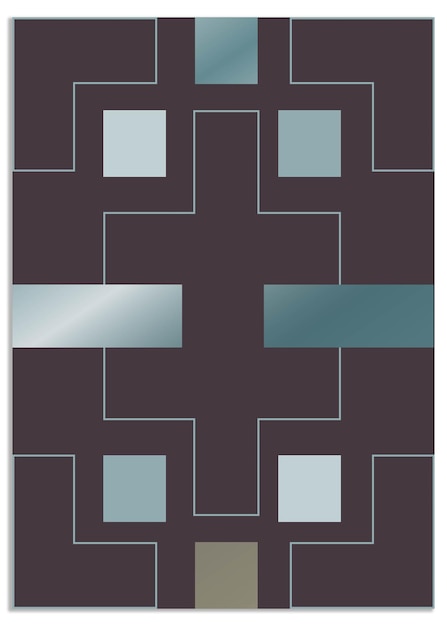 Fondo vectorial de arte de pared de lujo