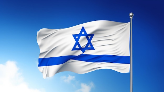 Fondo vectorial de la bandera de israel