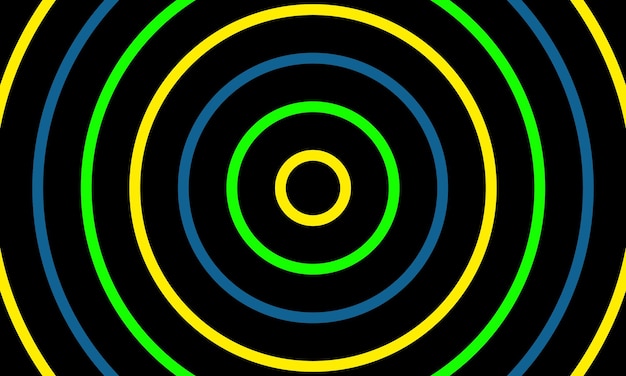 fondo vectorial con círculos en varios colores