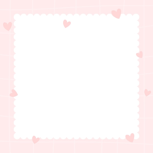 Fondo vectorial de color pastel con un fondo de corazón de color suave y lindo