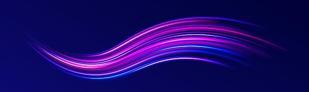 Fondo vectorial de conexión de líneas de velocidad horizontales Tecnología de movimiento dinámico futurista