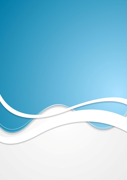 Fondo vectorial corporativo con ondas