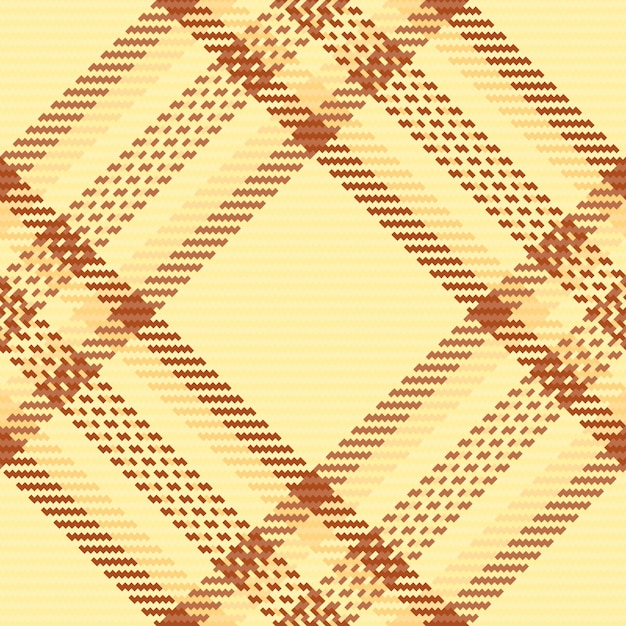 Fondo vectorial sin costuras de tela textil con un patrón de textura a cuadros de tartan