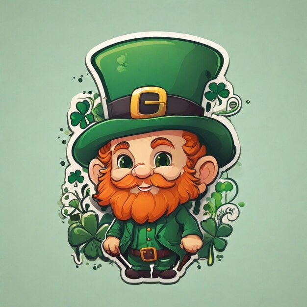 Fondo vectorial de dibujos animados del día de San Patricio