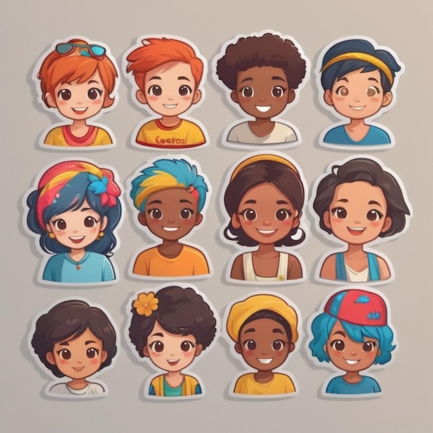 Fondo vectorial de dibujos animados de diversidad