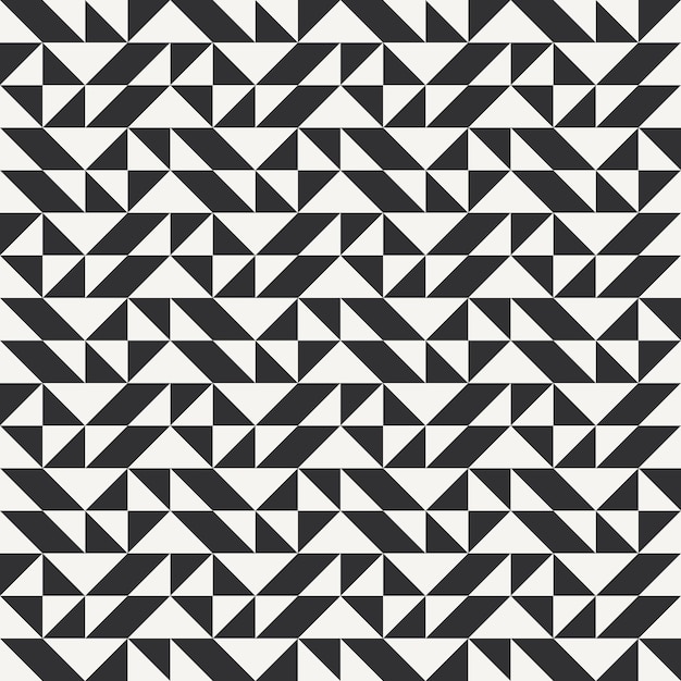 Fondo vectorial de estampas geométricas abstractas en blanco y negro