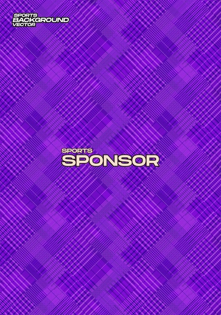 Fondo vectorial Estera morada para textura de patrón de sublimación de jersey deportivo