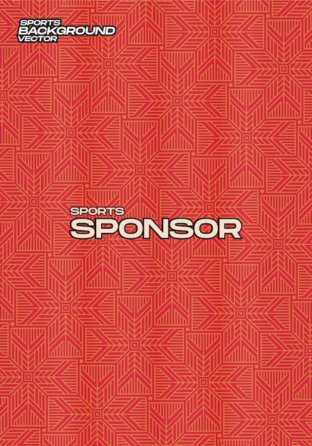 Fondo vectorial Estilo étnico rojo para textura de patrón de sublimación de jersey deportivo