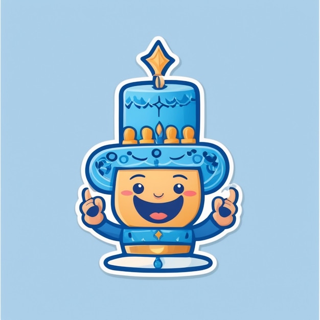 El fondo vectorial de la feliz Hanukkah