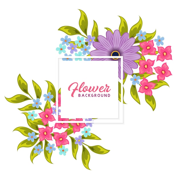 fondo vectorial floral
