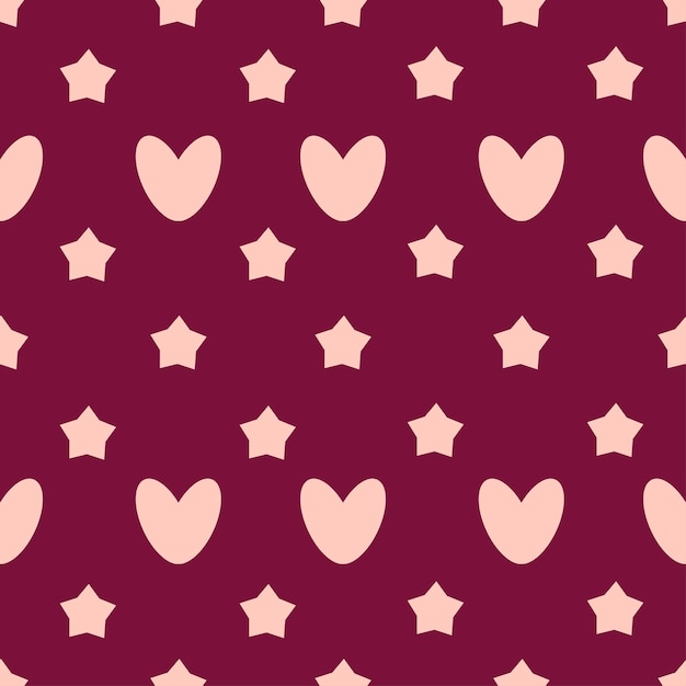 Fondo vectorial. fondo para el día de san valentín. patrón con corazones.