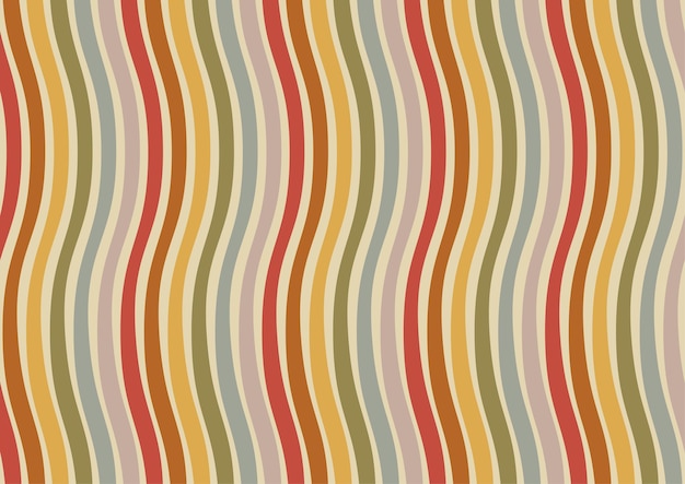 Fondo vectorial de forma de arco iris retro