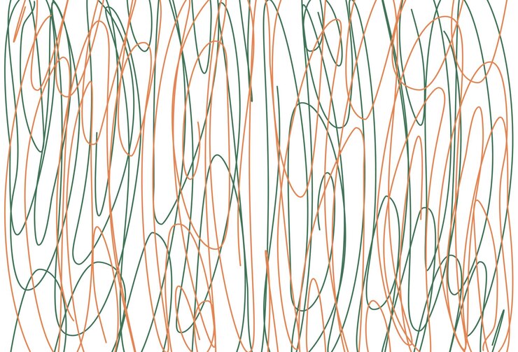 Vector fondo vectorial garabateado con lápiz multicolor garabatos y líneas curvas trazos rectos y delgados