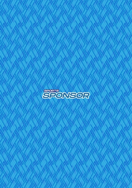 Fondo vectorial geométrico azul claro para textura de patrón de sublimación de jersey deportivo